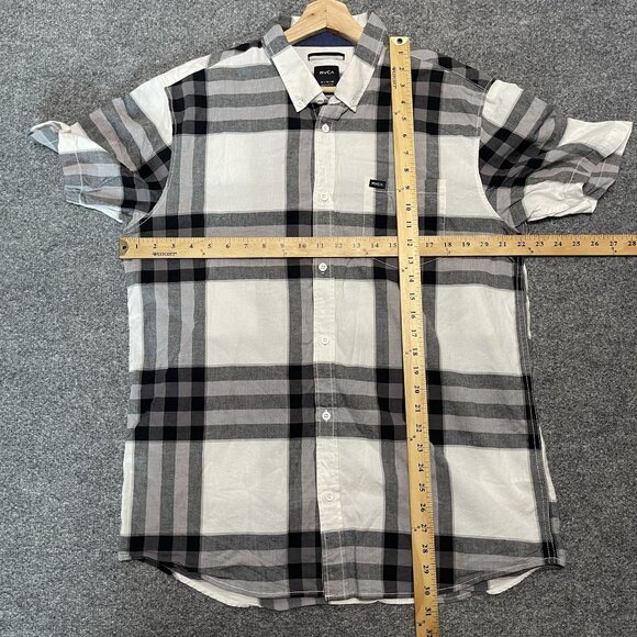 RVCA Brookfield Short Sleeve White Shirt for Men XL - Picture 5 of 5